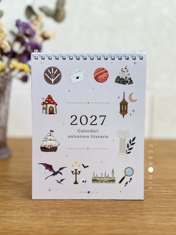 Calendari literari 2027 de taula CATALÀ - ENVIAMENT GRATUÏT